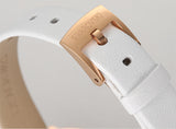 Buy Shop Swarovski Crystalline Pure White Dial White Leather Strap Watch for Women - 5376083 USA Online