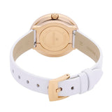 Buy Shop Swarovski Crystalline Pure White Dial White Leather Strap Watch for Women - 5376083 USA Online