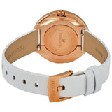 Buy Shop Swarovski Crystalline Pure White Dial White Leather Strap Watch for Women - 5376083 USA Online