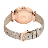 Buy Shop Swarovski Crystalline Wonder Silver Dial Beige Leather Strap Watch for Women - 5656899 USA Online
