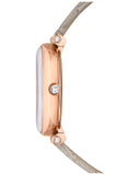 Buy Shop Swarovski Crystalline Wonder Silver Dial Beige Leather Strap Watch for Women - 5656899 USA Online