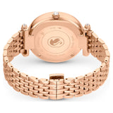 Buy Shop Swarovski Crystalline Wonder Silver Dial Rose Gold Steel Strap Watch for Women - 5656911 USA Online