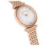 Buy Shop Swarovski Crystalline Wonder Silver Dial Rose Gold Steel Strap Watch for Women - 5656911 USA Online