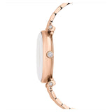 Buy Shop Swarovski Crystalline Wonder Silver Dial Rose Gold Steel Strap Watch for Women - 5656911 USA Online
