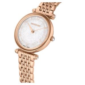 Buy Shop Swarovski Crystalline Wonder Silver Dial Rose Gold Steel Strap Watch for Women - 5656911 USA Online