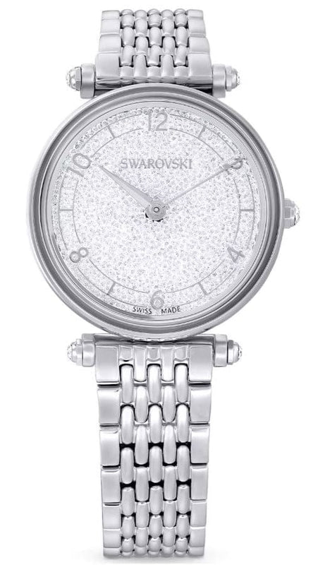 Buy Shop Swarovski Crystalline Wonder Silver Dial Silver Steel Strap Watch for Women - 5656929 USA Online