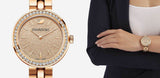 Buy Shop Swarovski Daytime Analog Gold Dial Gold Steel Strap Watch for Women - 5182231 USA Online