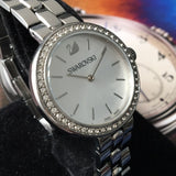 Buy Shop Swarovski Daytime Crystal Silver Dial Silver Steel Strap Watch for Women - 5095600 USA Online