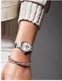 Buy Shop Swarovski Daytime Crystal Silver Dial Silver Steel Strap Watch for Women - 5095600 USA Online