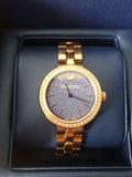 Buy Shop Swarovski Daytime Glittering Blue Dial Rose Gold Steel Strap Watch for Women - 5182277 USA Online