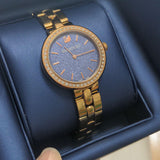 Buy Shop Swarovski Daytime Glittering Blue Dial Rose Gold Steel Strap Watch for Women - 5182277 USA Online