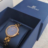 Buy Shop Swarovski Daytime Glittering Blue Dial Rose Gold Steel Strap Watch for Women - 5182277 USA Online