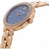 Buy Shop Swarovski Daytime Glittering Blue Dial Rose Gold Steel Strap Watch for Women - 5182277 USA Online