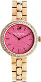 Buy Shop Swarovski Daytime Quartz Coral Dial Rose Gold Steel Strap Watch for Women - 5182250 USA Online