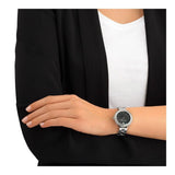 Buy Shop Swarovski Daytime Rhinestone Grey Dial Silver Steel Strap Watch for Women - 5213681 USA Online