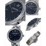 Buy Shop Swarovski Daytime Rhinestone Grey Dial Silver Steel Strap Watch for Women - 5213681 USA Online
