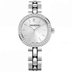 Buy Shop Swarovski Daytime Crystal Silver Dial Silver Steel Strap Watch for Women - 5095600 USA Online
