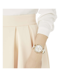 Buy Shop Swarovski Era Journey Silver Dial White Leather Strap Watch for Women - 5295369 USA Online