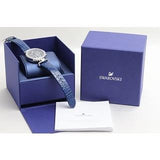 Buy Shop Swarovski Era Journey Blue Dial Blue Leather Strap Watch for Women - 5479239 USA Online