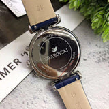 Buy Shop Swarovski Era Journey Blue Dial Blue Leather Strap Watch for Women - 5479239 USA Online