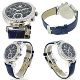 Buy Shop Swarovski Era Journey Blue Dial Blue Leather Strap Watch for Women - 5479239 USA Online