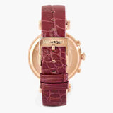 Buy Shop Swarovski Era Journey Red Dial Red Leather Strap Watch for Women - 5416701 USA Online