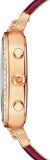 Buy Shop Swarovski Era Journey Red Dial Red Leather Strap Watch for Women - 5416701 USA Online