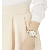 Buy Shop Swarovski Era Journey Silver Dial White Leather Strap Watch for Women - 5295369 USA Online