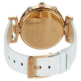 Buy Shop Swarovski Era Journey Silver Dial White Leather Strap Watch for Women - 5295369 USA Online