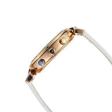 Buy Shop Swarovski Era Journey Silver Dial White Leather Strap Watch for Women - 5295369 USA Online