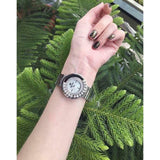 Buy Shop Swarovski Lovely Crystal Mother of Pearl Dial Silver Steel Strap Watch for Women - 1160307 USA Online