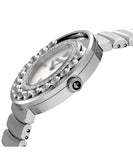 Buy Shop Swarovski Lovely Crystal Mother of Pearl Dial Silver Steel Strap Watch for Women - 1160307 USA Online