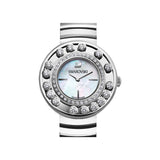 Buy Shop Swarovski Lovely Crystal Mother of Pearl Dial Silver Steel Strap Watch for Women - 1160307 USA Online