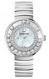 Buy Shop Swarovski Lovely Crystal Mother of Pearl Dial Silver Steel Strap Watch for Women - 1160307 USA Online