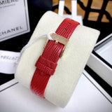 Buy Shop Swarovski Lovely Crystals Analog White Dial Red Leather Strap Watch for Women - 5297584 USA Online