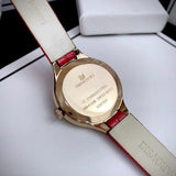 Buy Shop Swarovski Lovely Crystals Analog White Dial Red Leather Strap Watch for Women - 5297584 USA Online