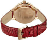 Buy Shop Swarovski Lovely Crystals Analog White Dial Red Leather Strap Watch for Women - 5297584 USA Online