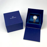 Buy Shop Swarovski Lovely Crystals Mini White Dial Silver Steel Strap Watch for Women - 5242901 USA Online