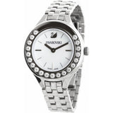 Buy Shop Swarovski Lovely Crystals Mini White Dial Silver Steel Strap Watch for Women - 5242901 USA Online