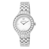 Buy Shop Swarovski Lovely Crystals Mini White Dial Silver Steel Strap Watch for Women - 5242901 USA Online