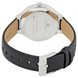 Buy Shop Swarovski Lovely Crystals Mother of Pearl Black Dial Black Leather Strap Watch for Women - 5242898 USA Online