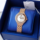 Buy Shop Swarovski Lovely Crystals Mother of Pearl Dial Rose Gold Steel Strap Watch for Women - 5261496 USA Online