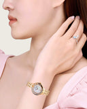 Buy Shop Swarovski Lovely Crystals Mother of Pearl Dial Rose Gold Steel Strap Watch for Women - 5261496 USA Online