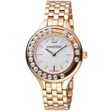 Buy Shop Swarovski Lovely Crystals Mother of Pearl Dial Rose Gold Steel Strap Watch for Women - 5261496 USA Online