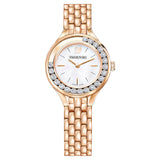 Buy Shop Swarovski Lovely Crystals Mother of Pearl Dial Rose Gold Steel Strap Watch for Women - 5261496 USA Online