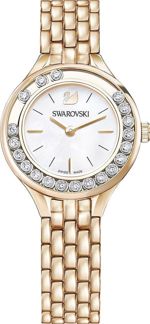 Buy Shop Swarovski Lovely Crystals Mother of Pearl Dial Rose Gold Steel Strap Watch for Women - 5261496 USA Online