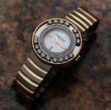 Buy Shop Swarovski Lovely Crystals Mother of Pearl Dial Two Tone Steel Strap Watch for Women - 1187022 USA Online