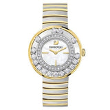 Buy Shop Swarovski Lovely Crystals Mother of Pearl Dial Two Tone Steel Strap Watch for Women - 1187022 USA Online