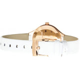 Buy Shop Swarovski Lovely Crystals Mother of Pearl Dial White Leather Strap Watch for Women - 5242904 USA Online