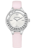 Buy Shop Swarovski Lovely Crystals Silver Dial Pink Leather Strap Watch for Women - 5261493 USA Online